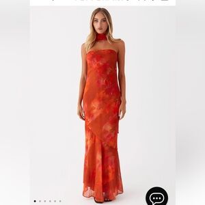 Peppermayo Exclusive - Under The Pagoda Maxi Dress - Amber